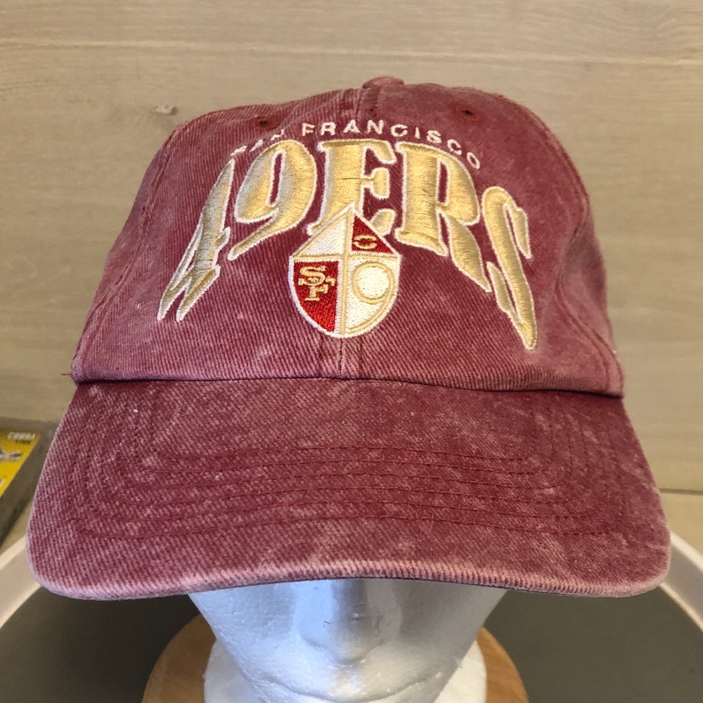 Vintage San Francisco 49ers ‘47 Brand Adult Legacy Razor Red Adjustable Hat OSFM